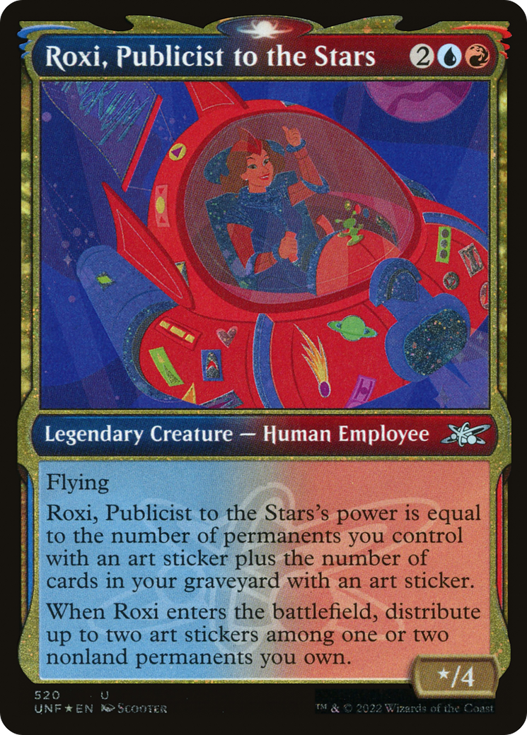 Roxi, Publicist to the Stars (UNF-520) - Unfinity: (Showcase) Foil