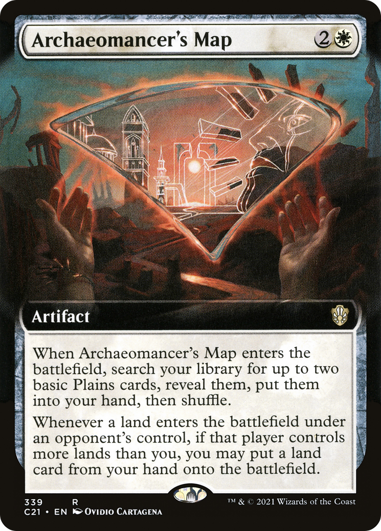 Carte de l'archéomancien (art étendu) [Commander 2021] 