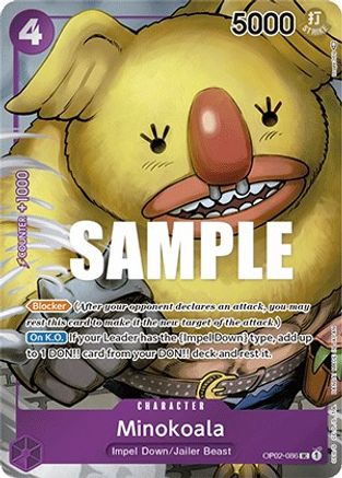 Minokoala (Box Topper) (OP02-086) - Uncommon