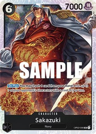 Sakazuki (OP02-099) - Super Rare