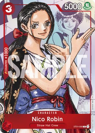 Nico Robin - ST01-008 (Alternate Art) (ST01-008) - Promo