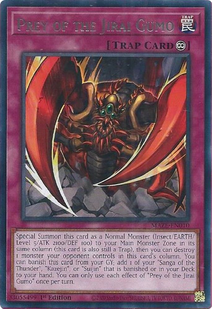 Prey of the Jirai Gumo (MAZE-EN010) - Rare