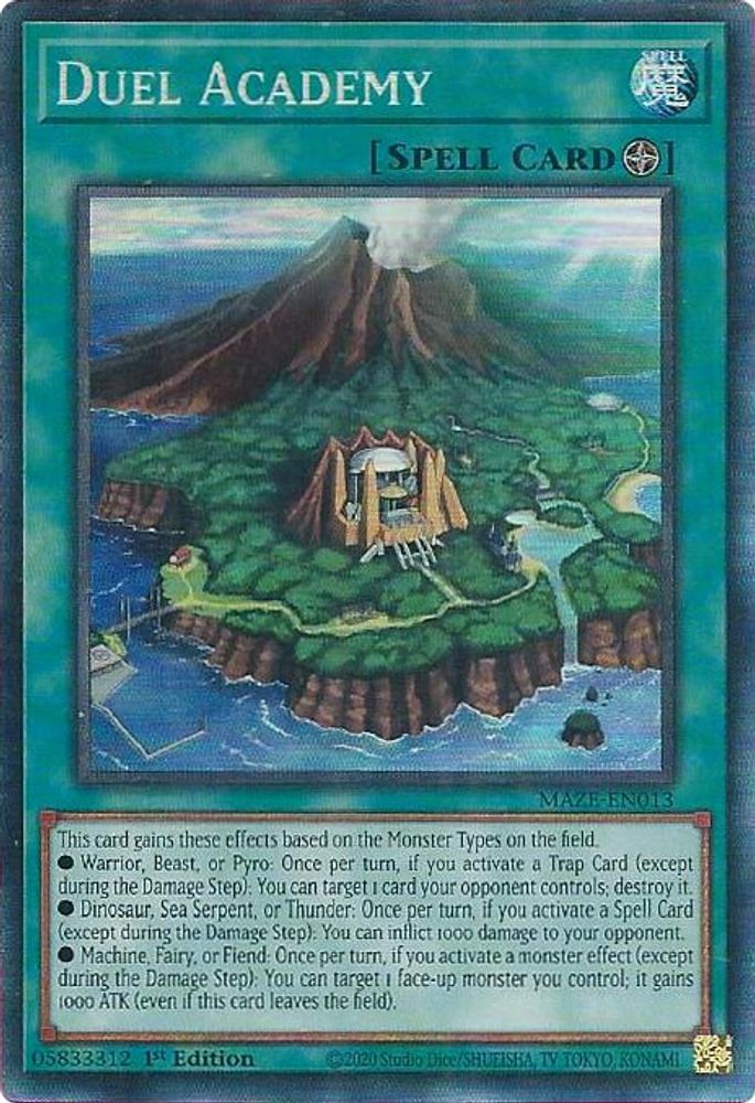 Duel Academy (CR) (MAZE-EN013) - Collector's Rare
