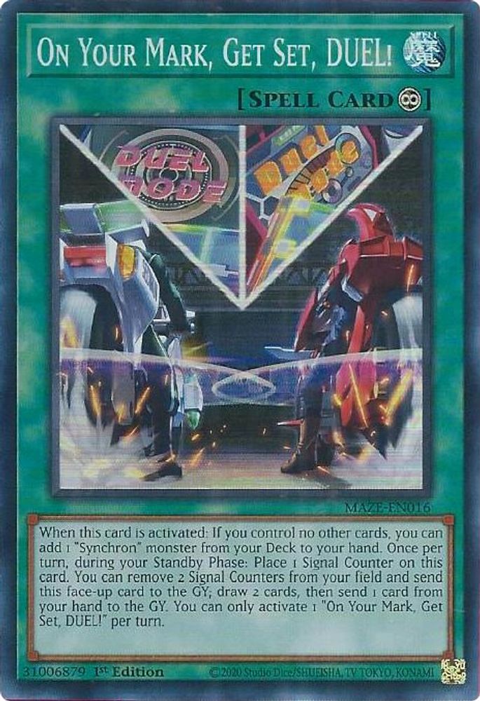 On Your Mark, Get Set, DUEL! (MAZE-EN016) - Super Rare