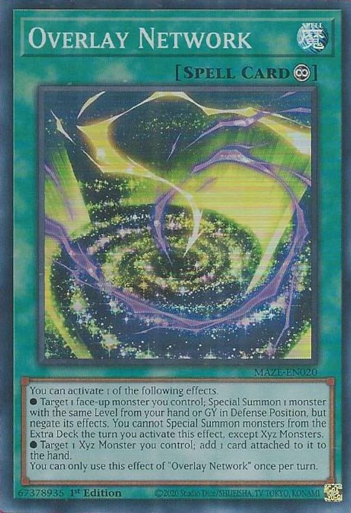 Overlay Network (MAZE-EN020) - Super Rare