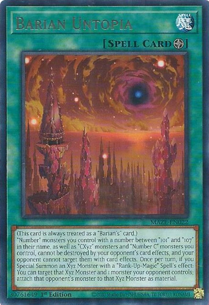 Barian Untopia (MAZE-EN022) - Rare