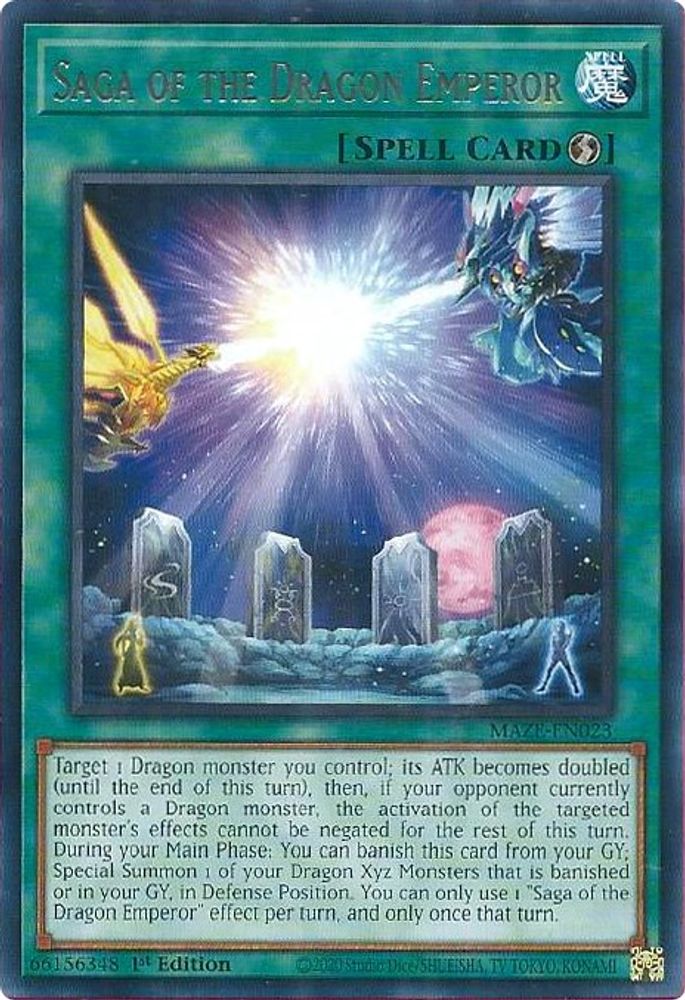 Saga de l'Empereur Dragon [MAZE-EN023] Rare 