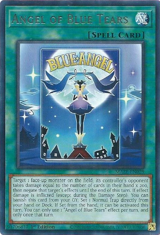 Angel of Blue Tears (MAZE-EN029) - Rare
