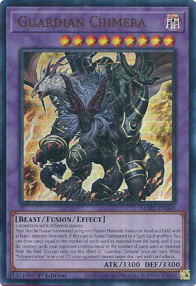 Guardian Chimera (MAZE-EN049) - Ultra Rare