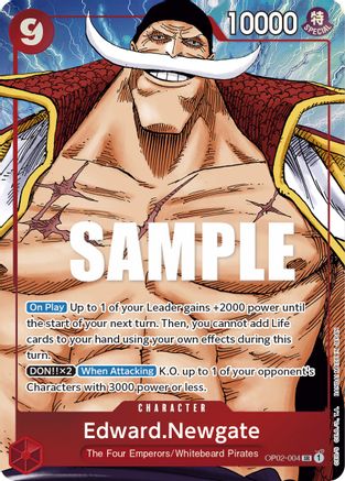 Edward.Newgate (004) (Alternate Art) (OP02-004) - Super Rare