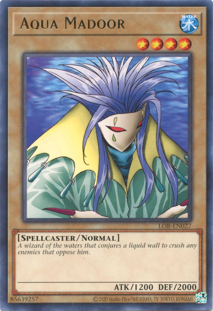 Aqua Madoor (LOB-EN027) - Rare