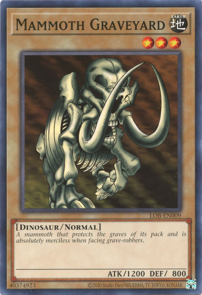 Mammoth Graveyard (LOB-EN009) - Common
