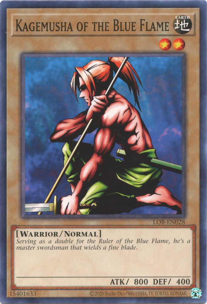 Kagemusha of the Blue Flame (LOB-EN028) - Common