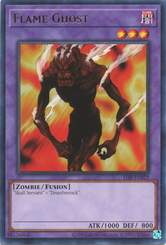 Flame Ghost (LOB-EN029) - Rare