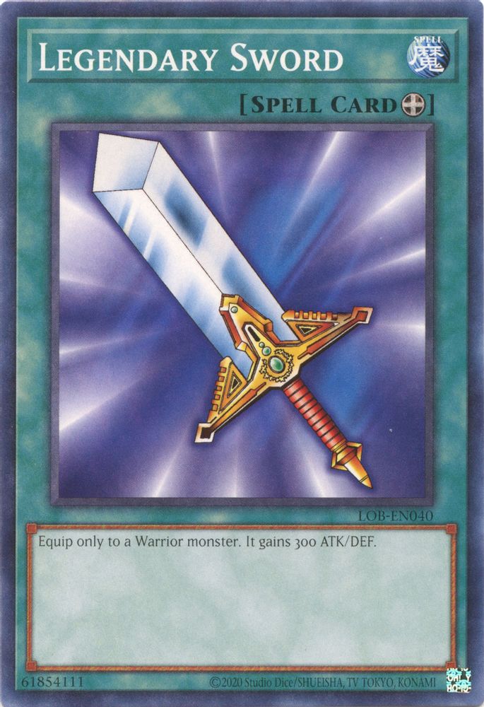 Legendary Sword (LOB-EN040) - Common