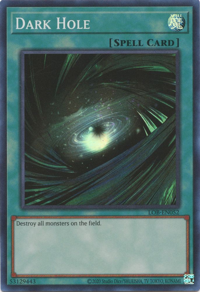 Dark Hole (LOB-EN052) - Super Rare