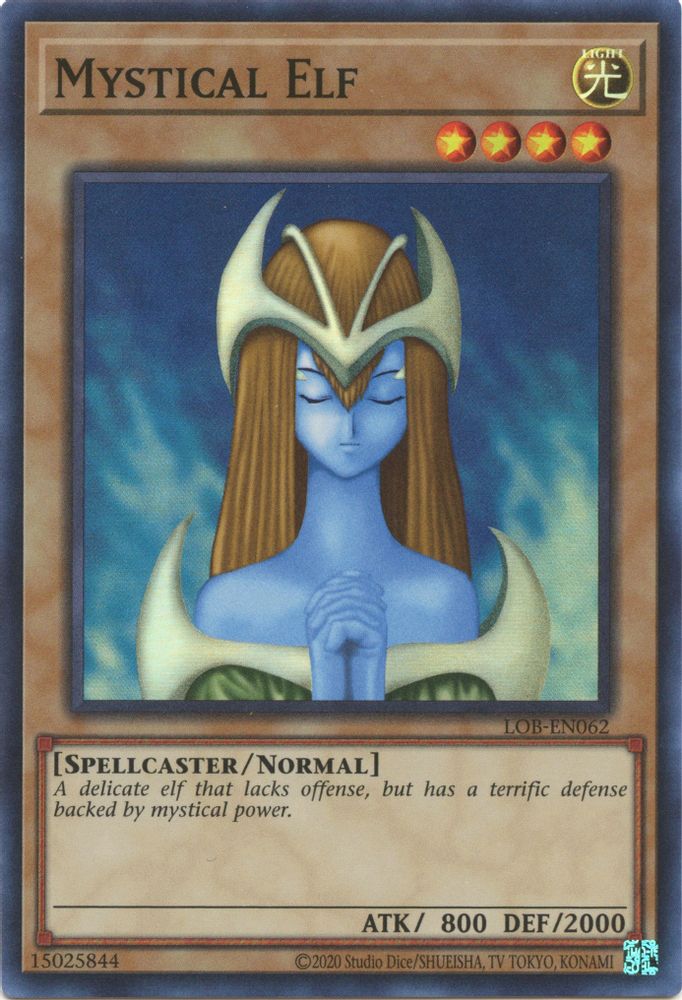 Mystical Elf (LOB-EN062) - Super Rare