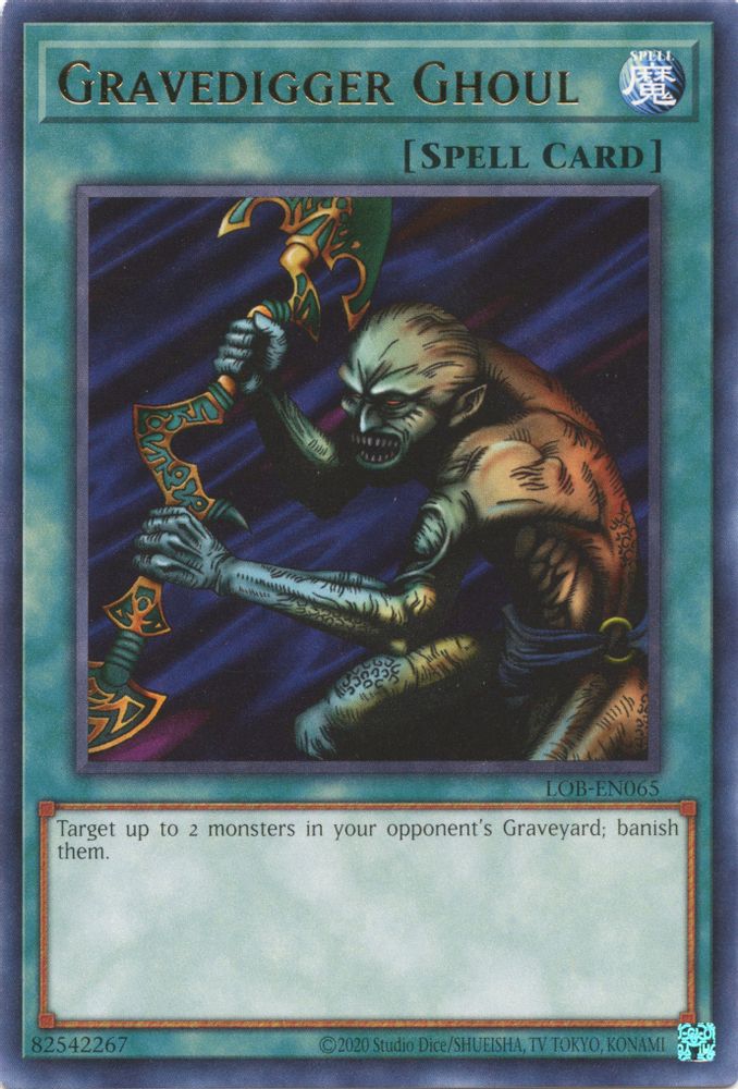 Gravedigger Ghoul (LOB-EN065) - Rare
