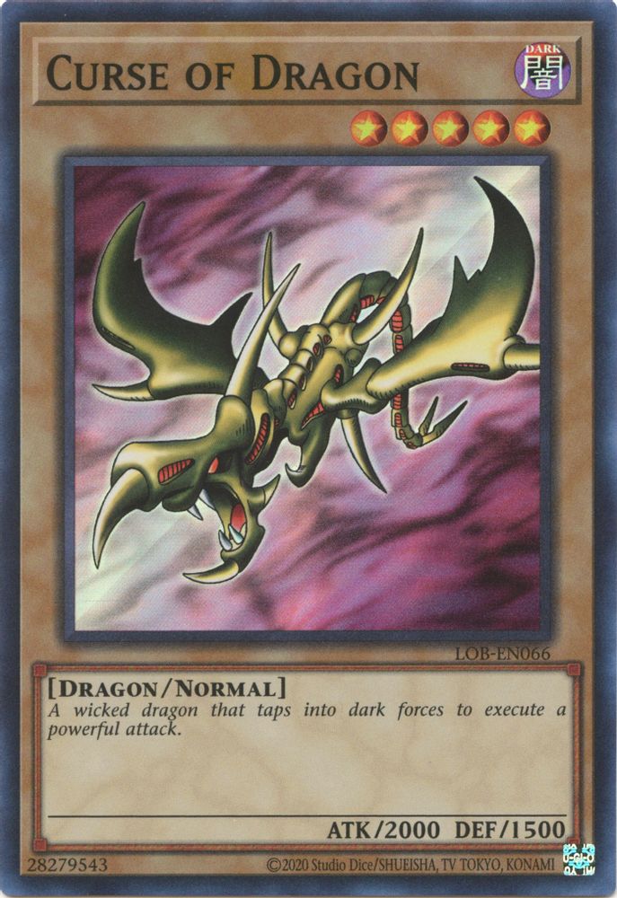 Curse of Dragon (LOB-EN066) - Super Rare