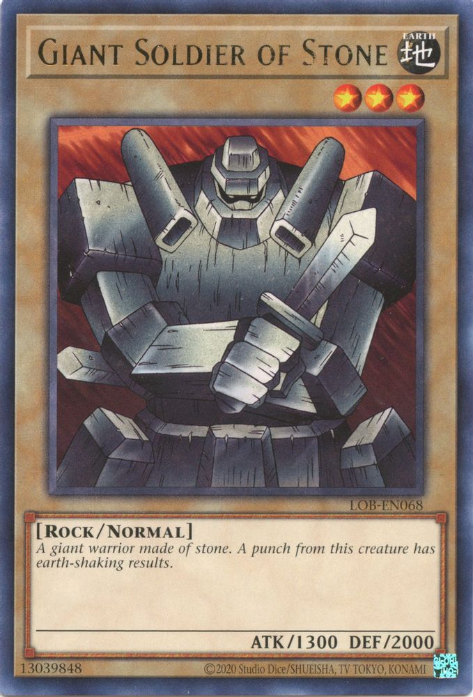 Giant Soldier of Stone (LOB-EN068) - Rare