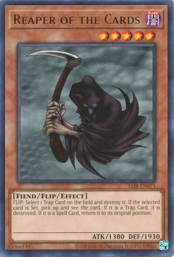 Reaper of the Cards (LOB-EN071) - Rare