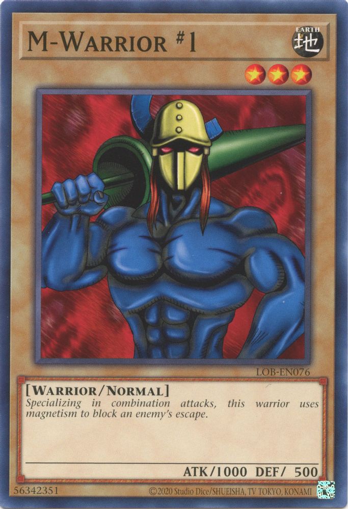 M-Warrior #1 (LOB-EN076) - Common