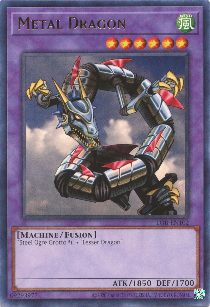 Metal Dragon (LOB-EN102) - Rare