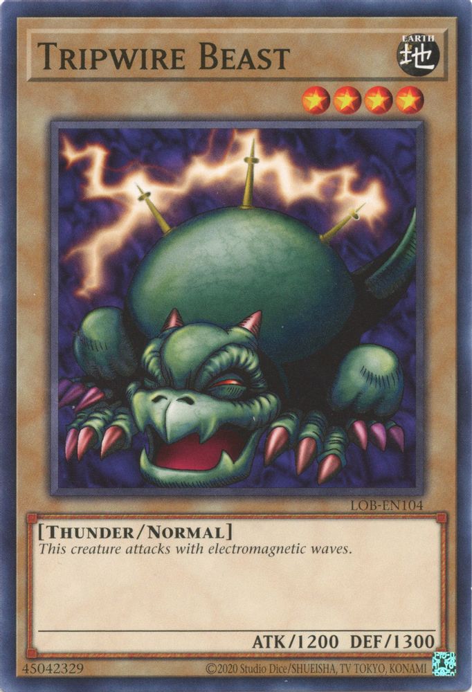 Tripwire Beast (LOB-EN104) - Common