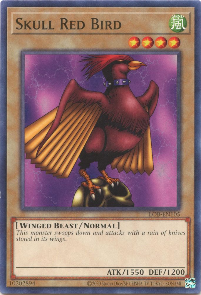 Skull Red Bird (LOB-EN105) - Common