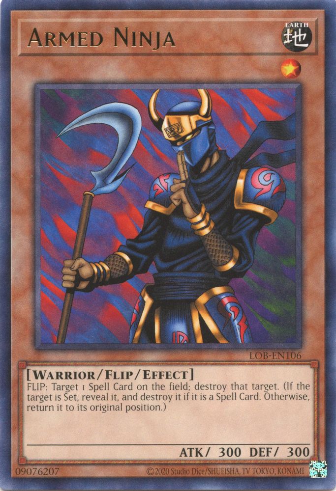 Armed Ninja (LOB-EN106) - Rare