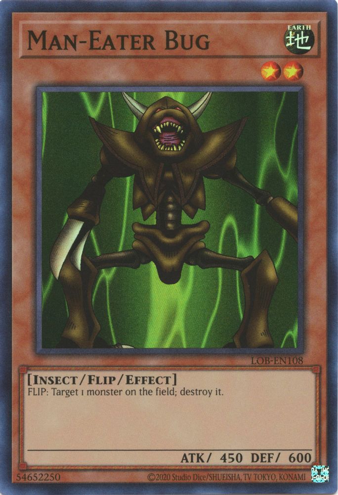 Man-Eater Bug (LOB-EN108) - Super Rare