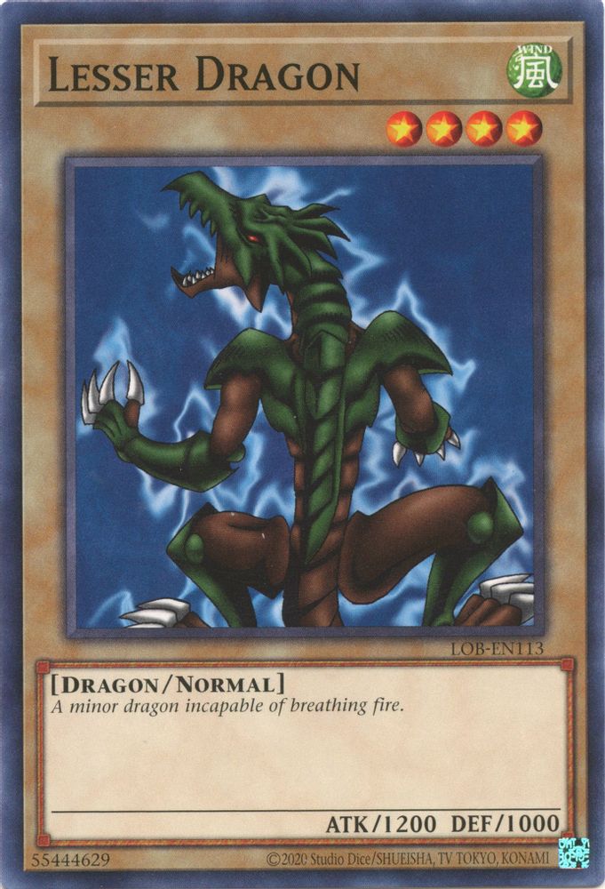 Lesser Dragon (LOB-EN113) - Common