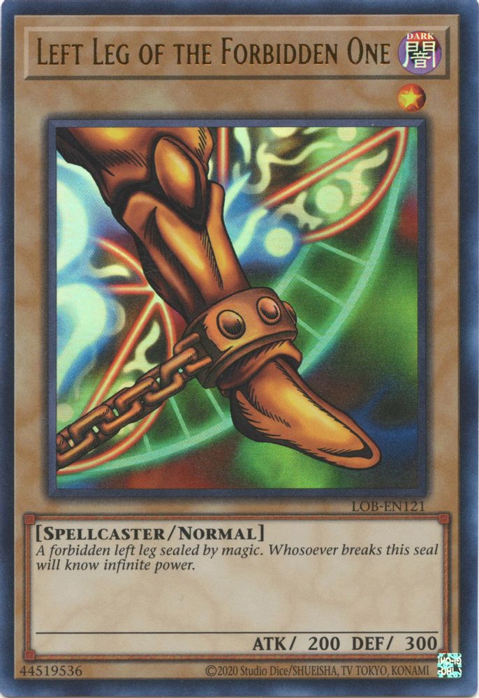 Left Leg of the Forbidden One (LOB-EN121) - Ultra Rare