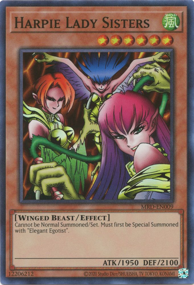 Harpie Lady Sisters (25e anniversaire) [MRD-EN009] Super Rare 