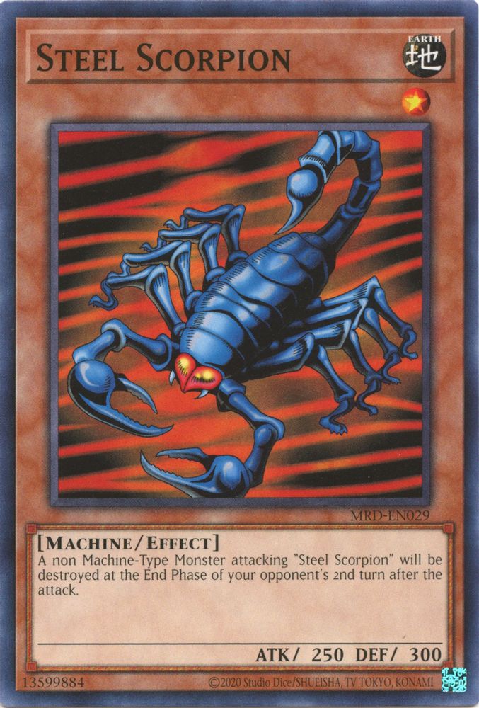 Scorpion d'acier (25e anniversaire) [MRD-EN029] Commun 