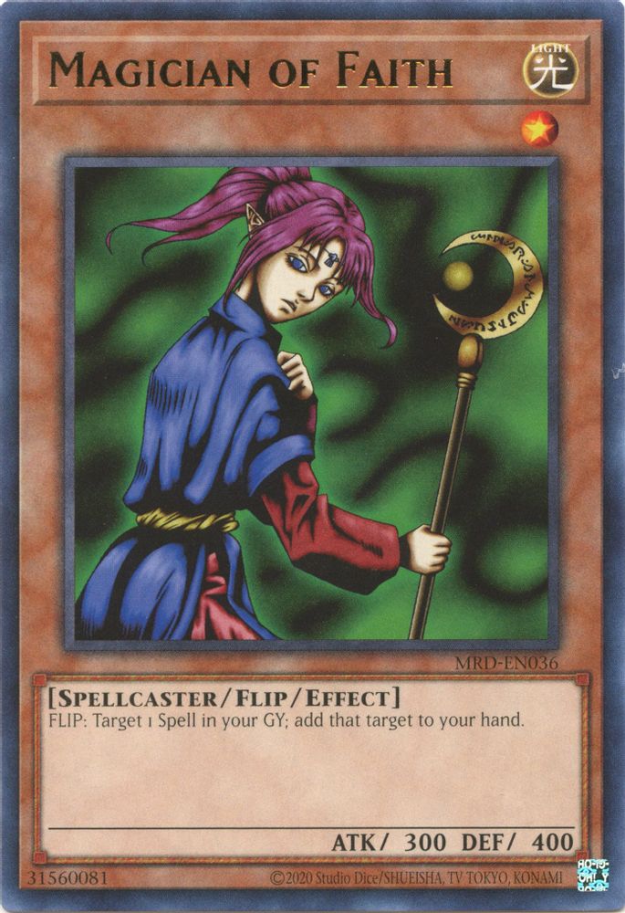 Magician of Faith (MRD-EN036) - Rare