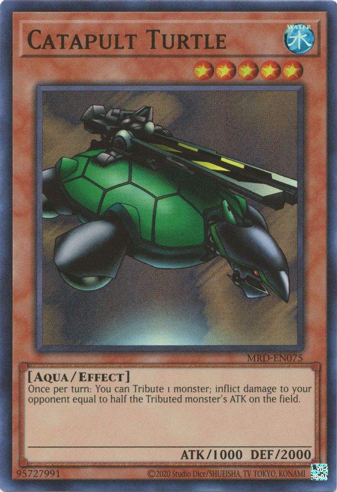 Tortue catapulte (25e anniversaire) [MRD-EN075] Super Rare 
