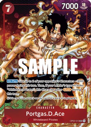 Portgas.D.Ace (Parallel) (OP02-013) - Super Rare