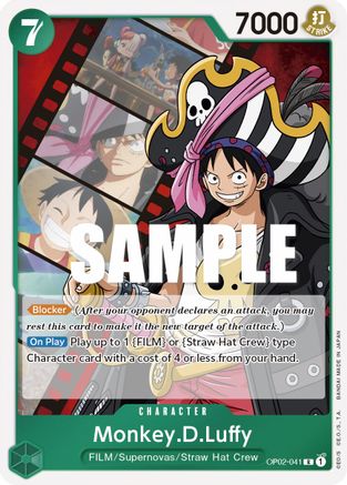 Monkey.D.Luffy (041) (OP02-041) - Rare