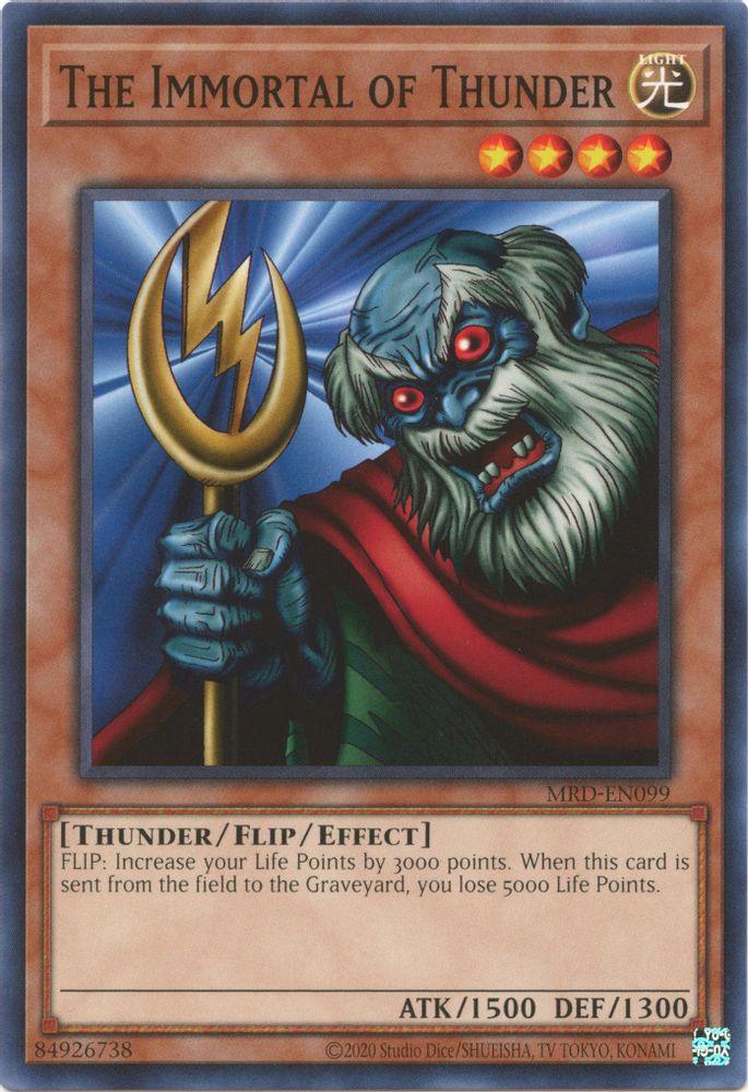 The Immortal of Thunder (MRD-EN099) - Common