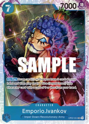 Emporio.Ivankov (051) (OP02-051) - Super Rare