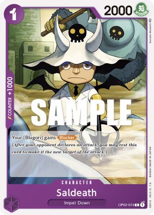 Saldeath (OP02-074) - Common