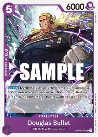 Douglas Bullet (OP02-079) - Uncommon