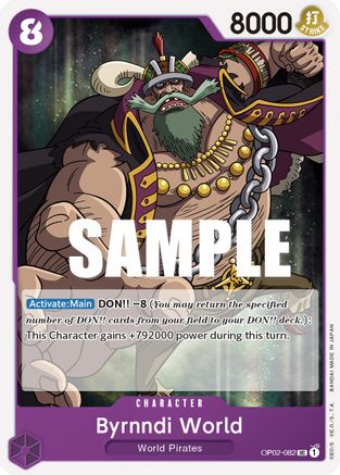 Byrnndi World (OP02-082) - Uncommon