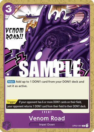 Venom Road (OP02-091) - Common