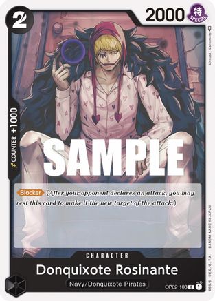 Donquixote Rosinante (OP02-108) - Common
