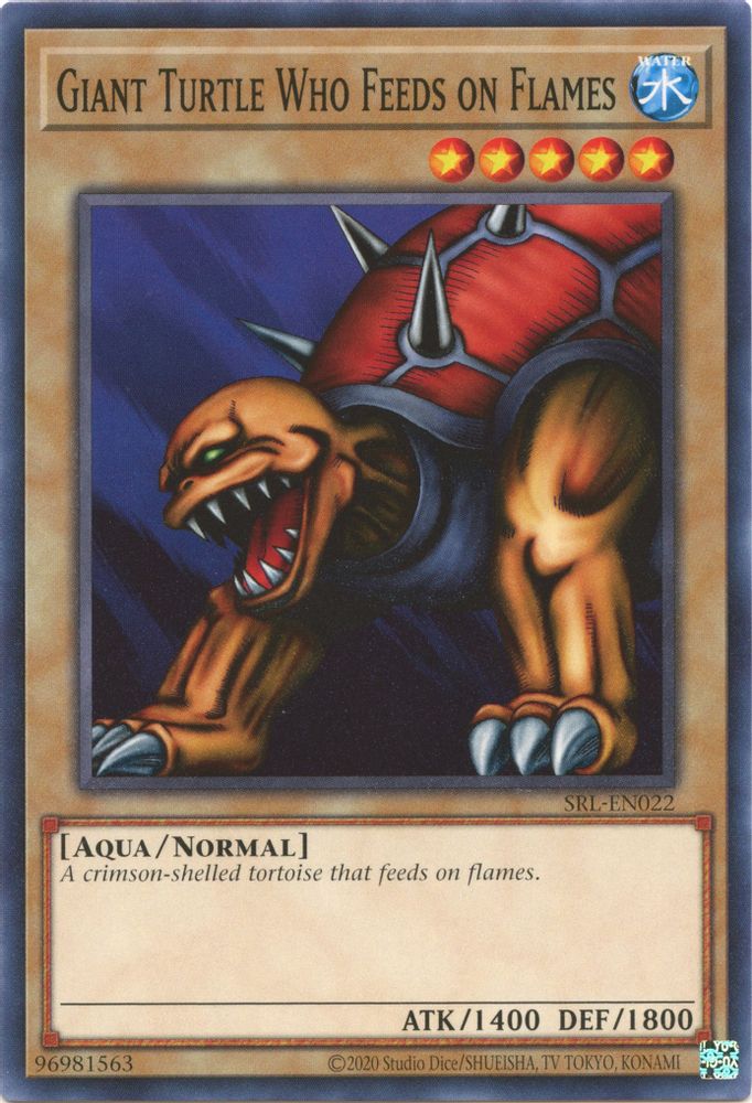 Giant Turtle Who Feeds on Flames (SRL-EN022) - Common
