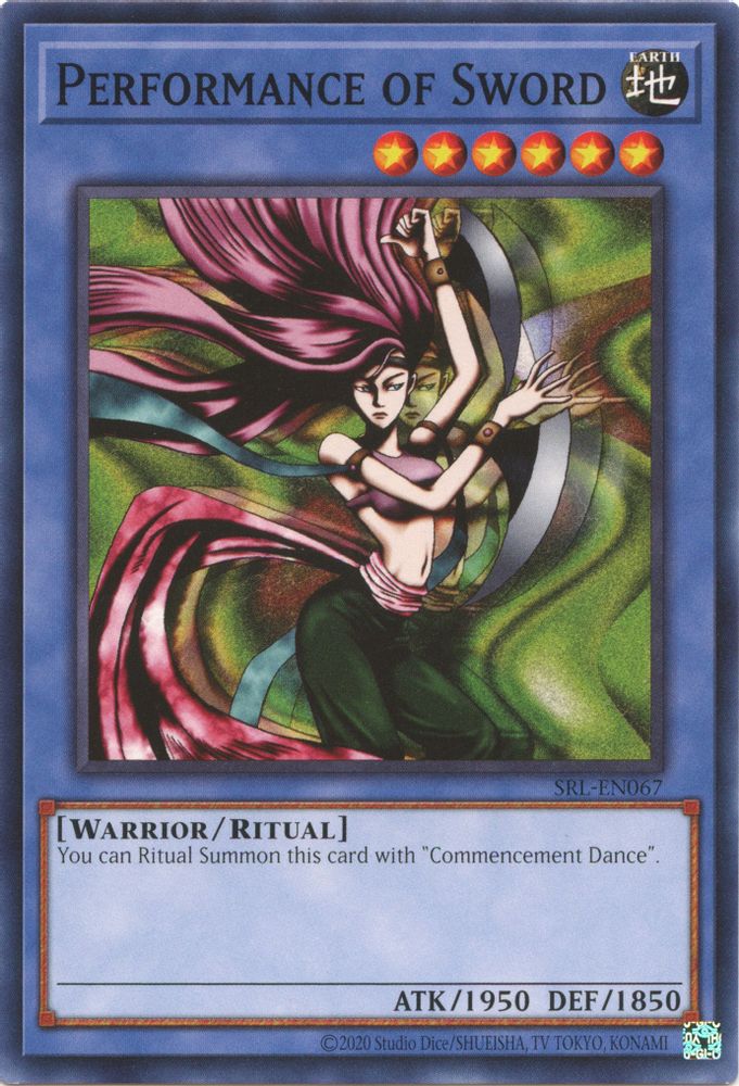 Performance de Sword (25e anniversaire) [SRL-EN067] Commun 