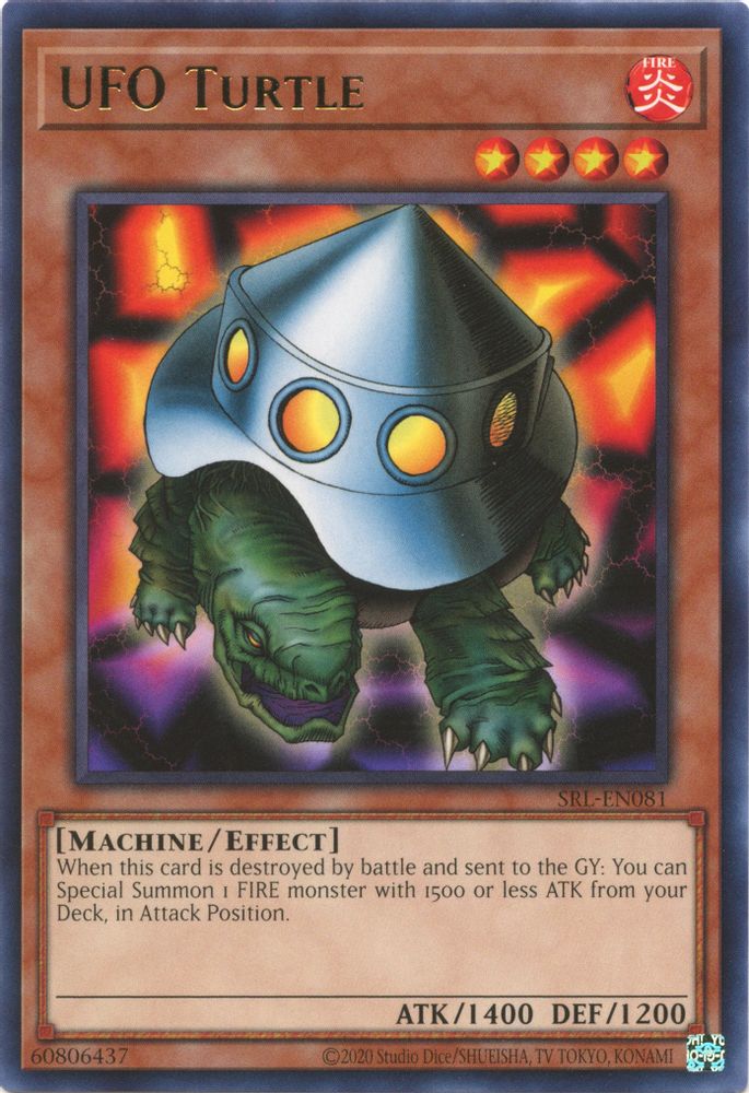 UFO Turtle (SRL-EN081) - Rare