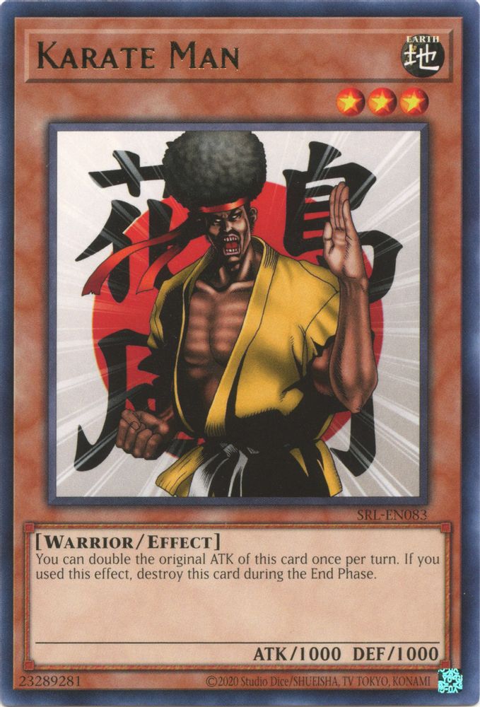 Karate Man (25e anniversaire) [SRL-EN083] Rare 